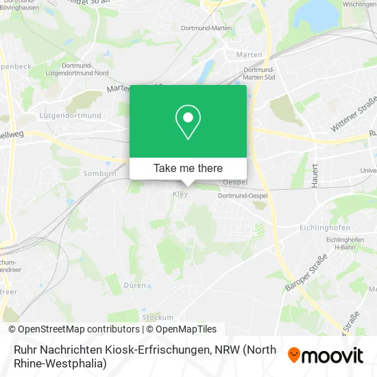 Карта Ruhr Nachrichten Kiosk-Erfrischungen