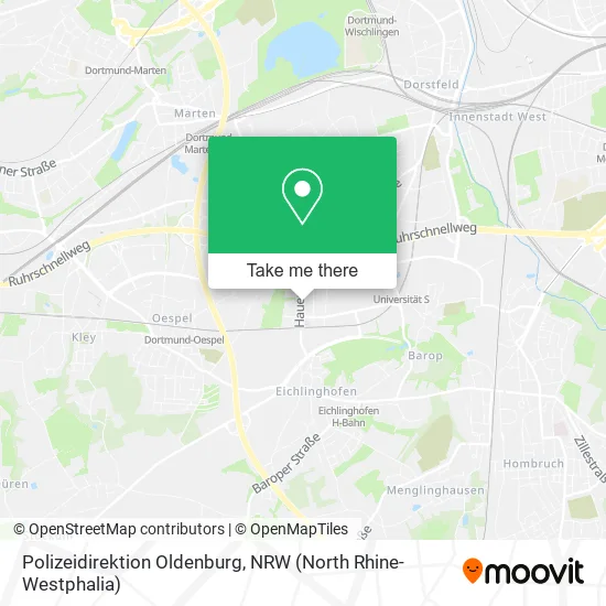 Карта Polizeidirektion Oldenburg