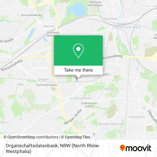 Organschaftsdatenbank map