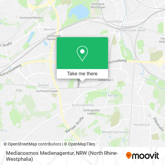 Mediacosmos Medienagentur map