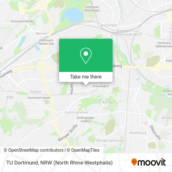 Карта TU Dortmund