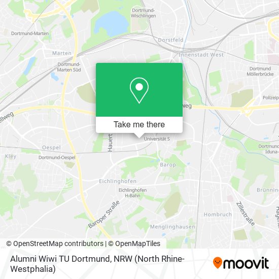 Alumni Wiwi TU Dortmund map