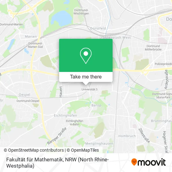 Карта Fakultät für Mathematik