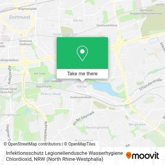 Infektionsschutz Legionellendusche Wasserhygiene Chlordioxid map