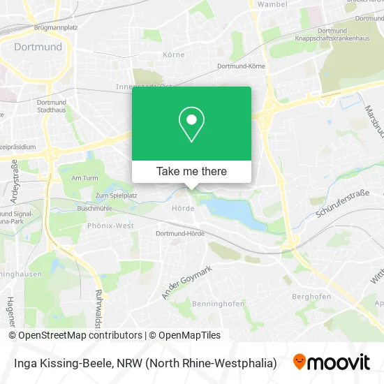 Карта Inga Kissing-Beele