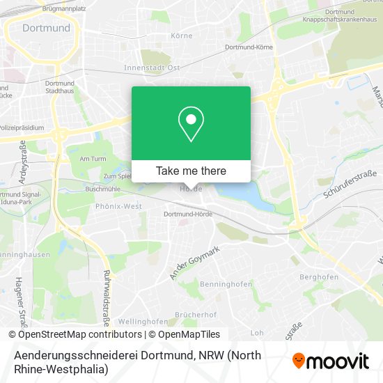 Aenderungsschneiderei Dortmund map