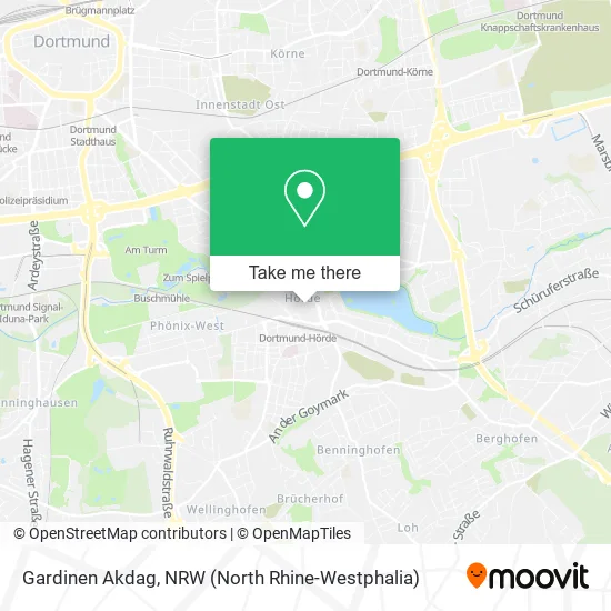 Карта Gardinen Akdag