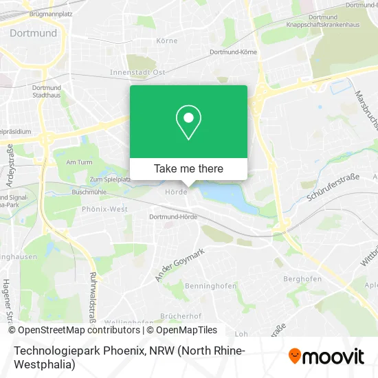 Карта Technologiepark Phoenix
