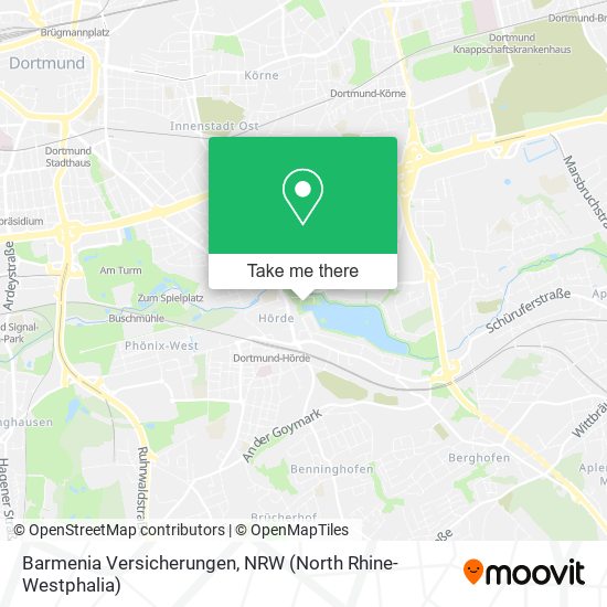 Barmenia Versicherungen map