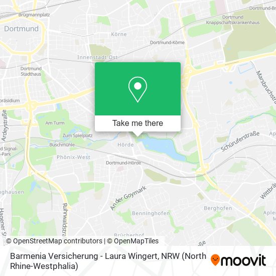 Barmenia Versicherung - Laura Wingert map