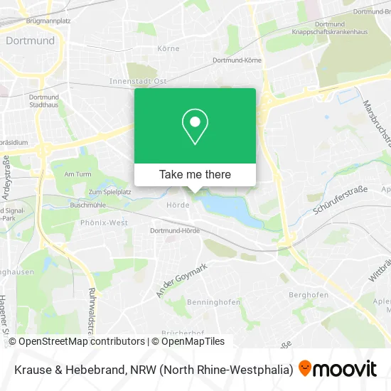 Карта Krause & Hebebrand