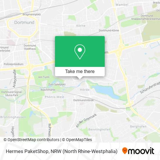 Карта Hermes PaketShop