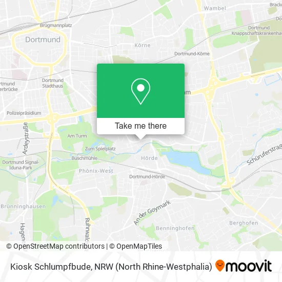 Карта Kiosk Schlumpfbude