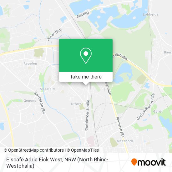 Eiscafé Adria Eick West map