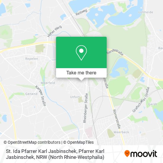St. Ida Pfarrer Karl Jasbinschek, Pfarrer Karl Jasbinschek map