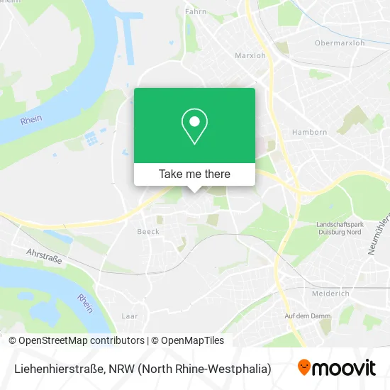 Карта Liehenhierstraße