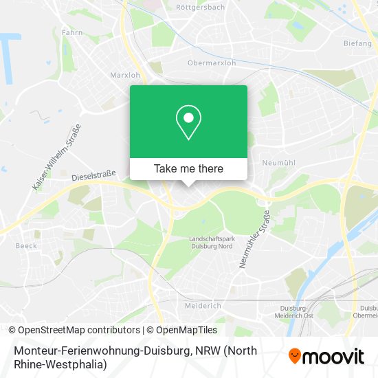 Monteur-Ferienwohnung-Duisburg map
