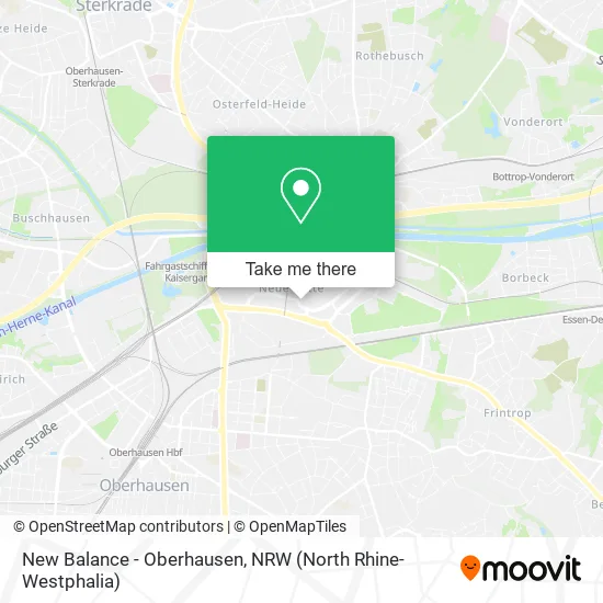 New Balance - Oberhausen map