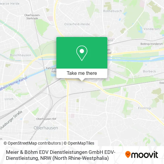 Карта Meier & Böhm EDV Dienstleistungen GmbH EDV-Dienstleistung