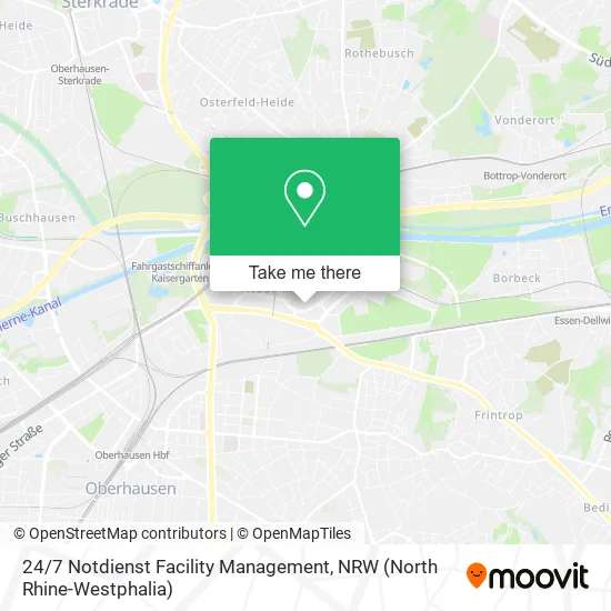 Карта 24 / 7 Notdienst Facility Management