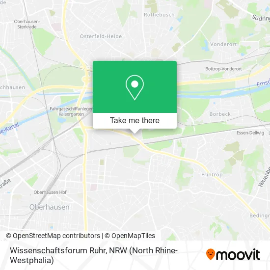 Карта Wissenschaftsforum Ruhr