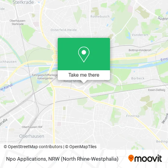 Npo Applications map