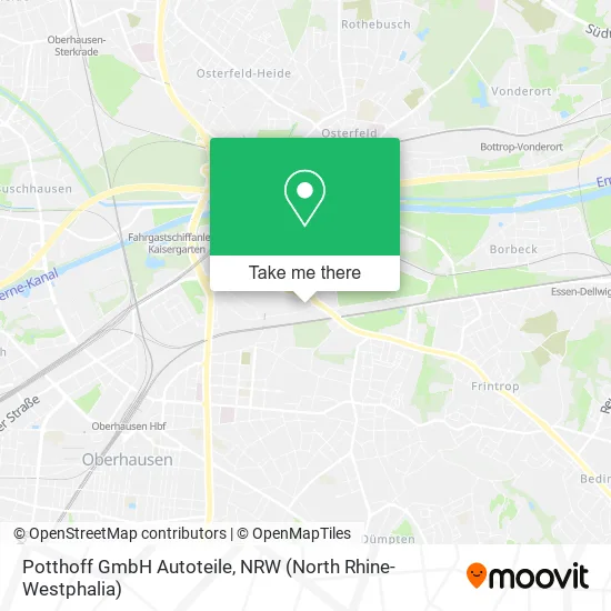 Карта Potthoff GmbH Autoteile