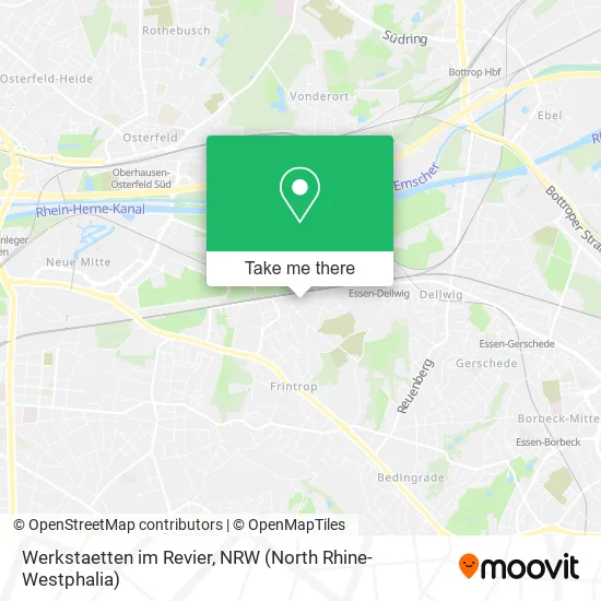 Карта Werkstaetten im Revier