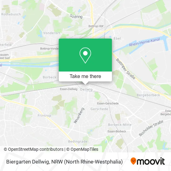 Biergarten Dellwig map