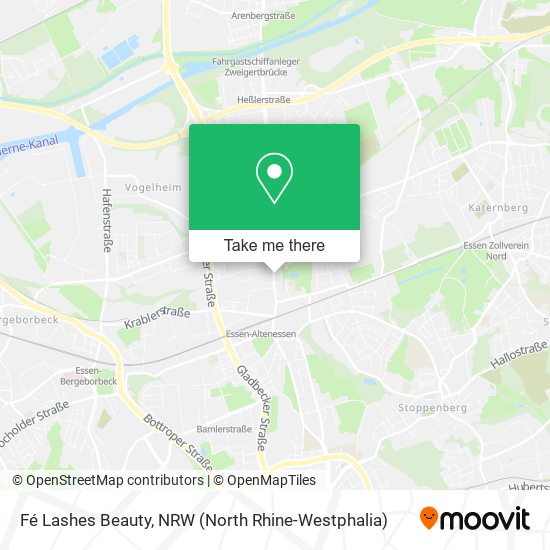 Fé Lashes Beauty map