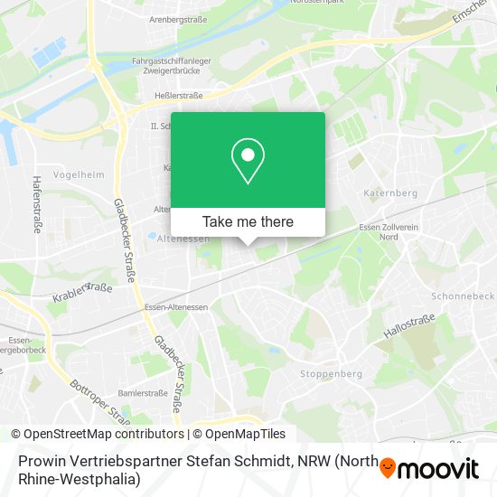 Prowin Vertriebspartner Stefan Schmidt map