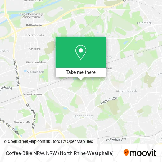 Карта Coffee-Bike NRW