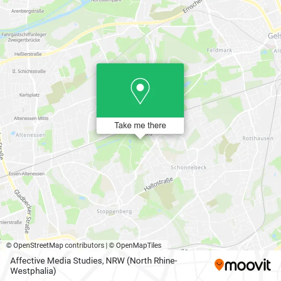 Карта Affective Media Studies