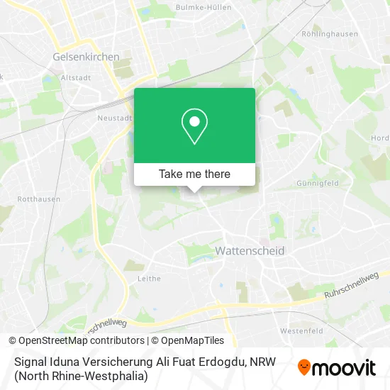 Карта Signal Iduna Versicherung Ali Fuat Erdogdu