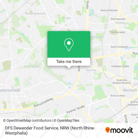 DFS Dewender Food Service map