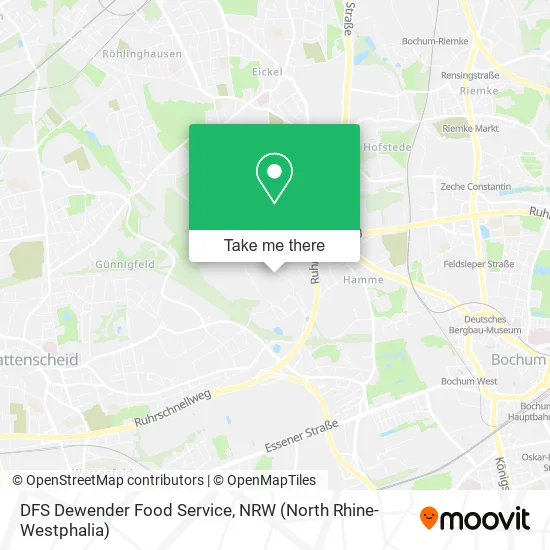 Карта DFS Dewender Food Service