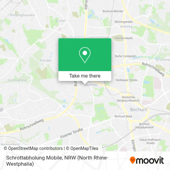 Schrottabholung Mobile map
