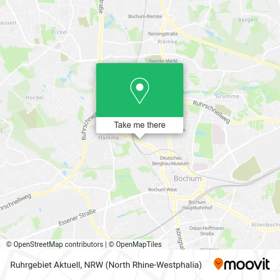 Ruhrgebiet Aktuell map