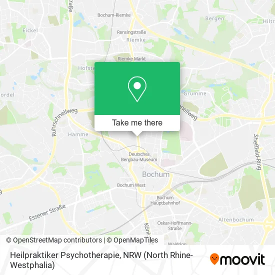 Карта Heilpraktiker Psychotherapie