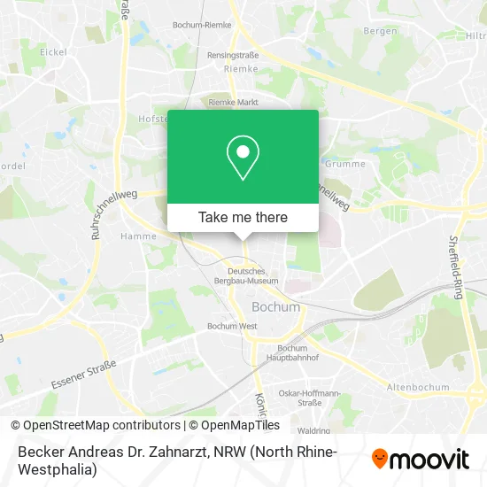 Карта Becker Andreas Dr. Zahnarzt