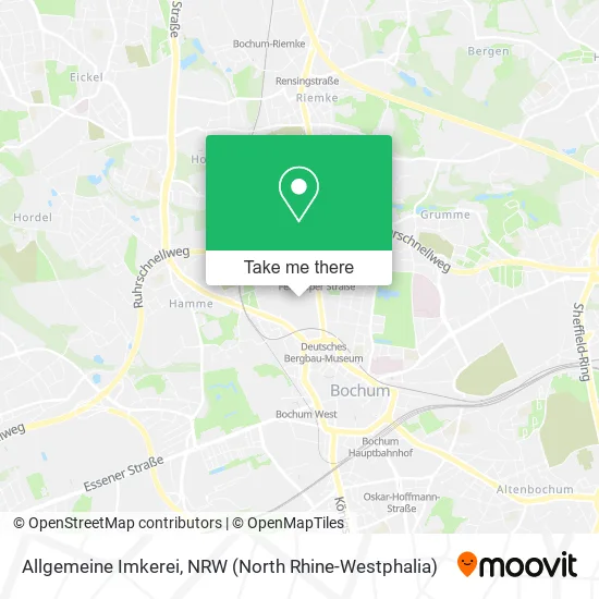 Карта Allgemeine Imkerei