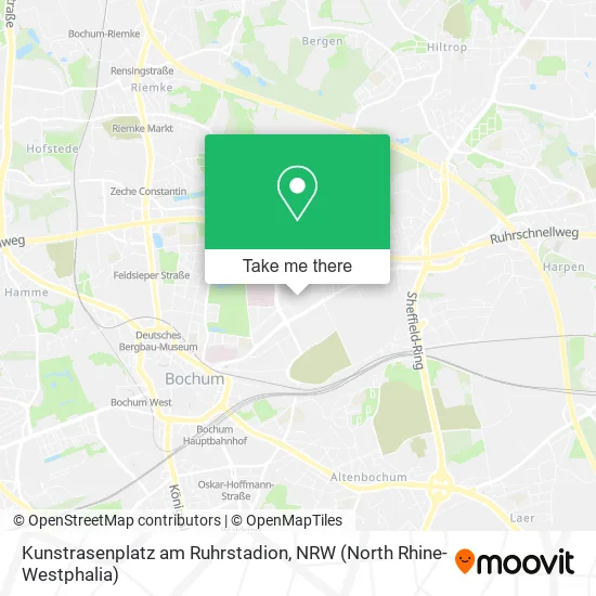 Карта Kunstrasenplatz am Ruhrstadion