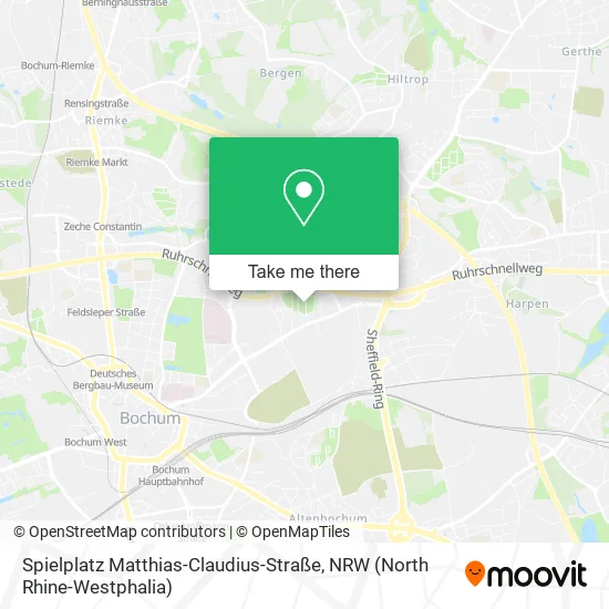 Карта Spielplatz Matthias-Claudius-Straße