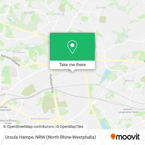 Карта Ursula Hampe
