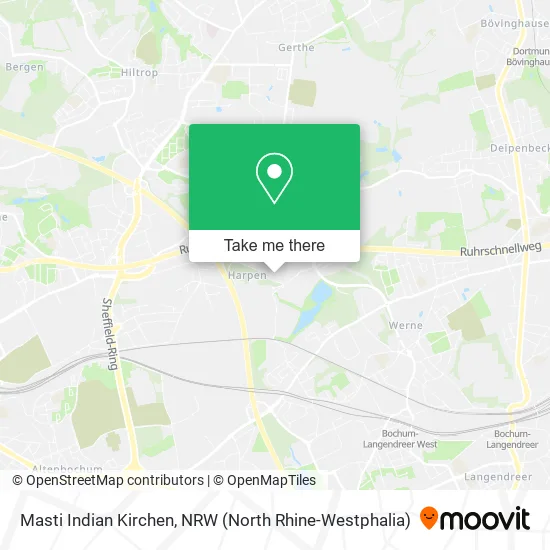 Masti Indian Kirchen map