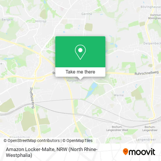 Карта Amazon Locker-Malte