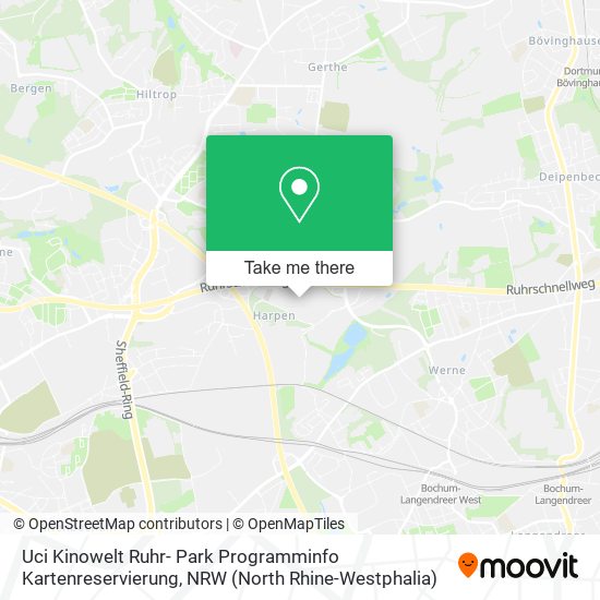 Карта Uci Kinowelt Ruhr- Park Programminfo Kartenreservierung