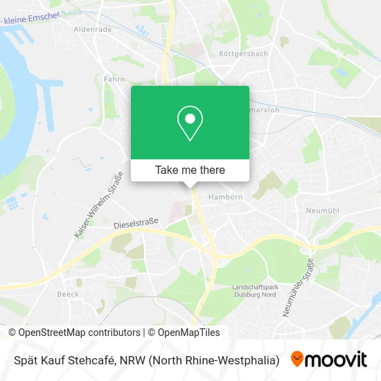 Карта Spät Kauf Stehcafé