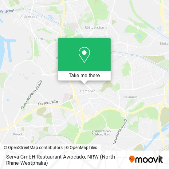 Карта Serva GmbH Restaurant Awocado