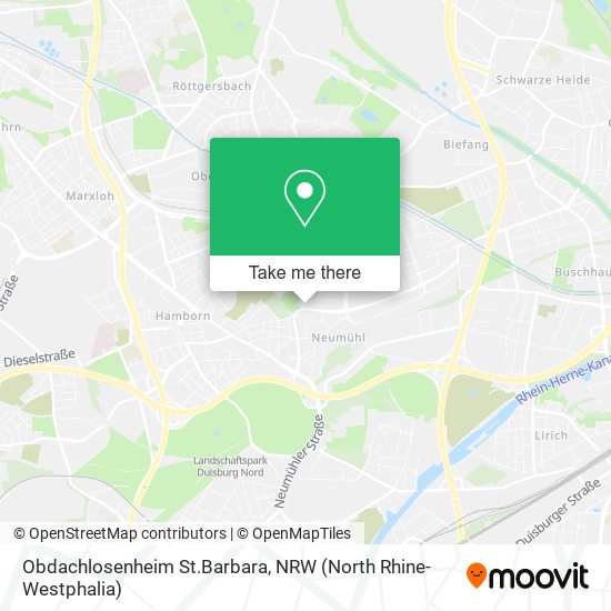 Obdachlosenheim St.Barbara map